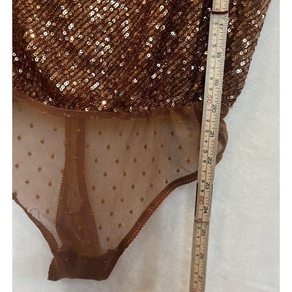 Intimately Free People Velvet Sequin Bodysuit Tank Size S Festival Party Event - Picture 16 of 16